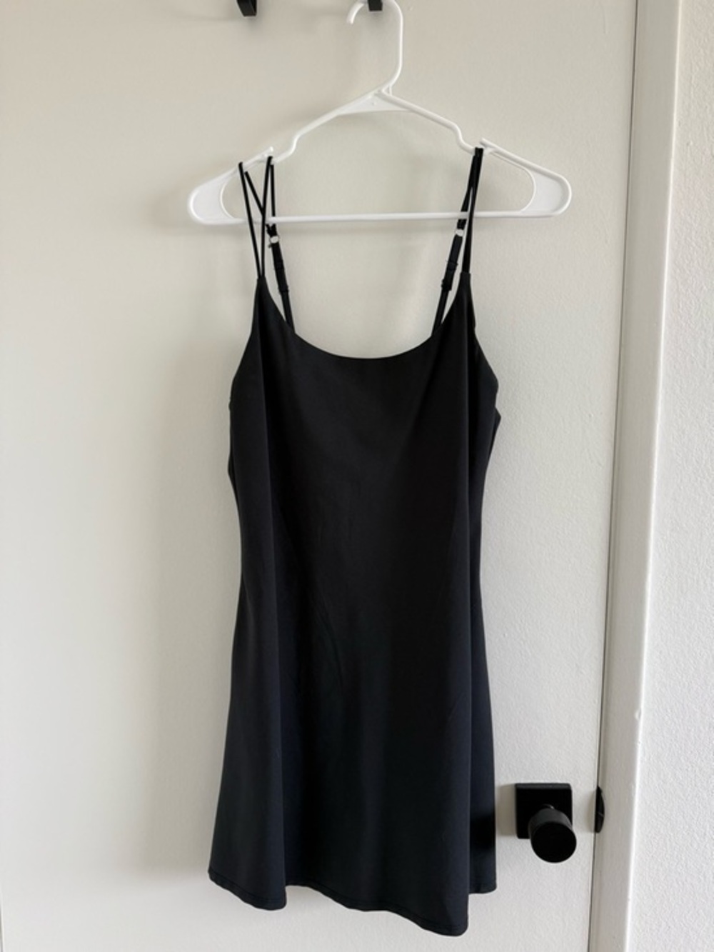 Abercrombie & Fitch Black Mini Athleisure Dress